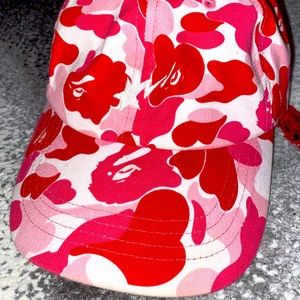 Bape Pink Camo Cap